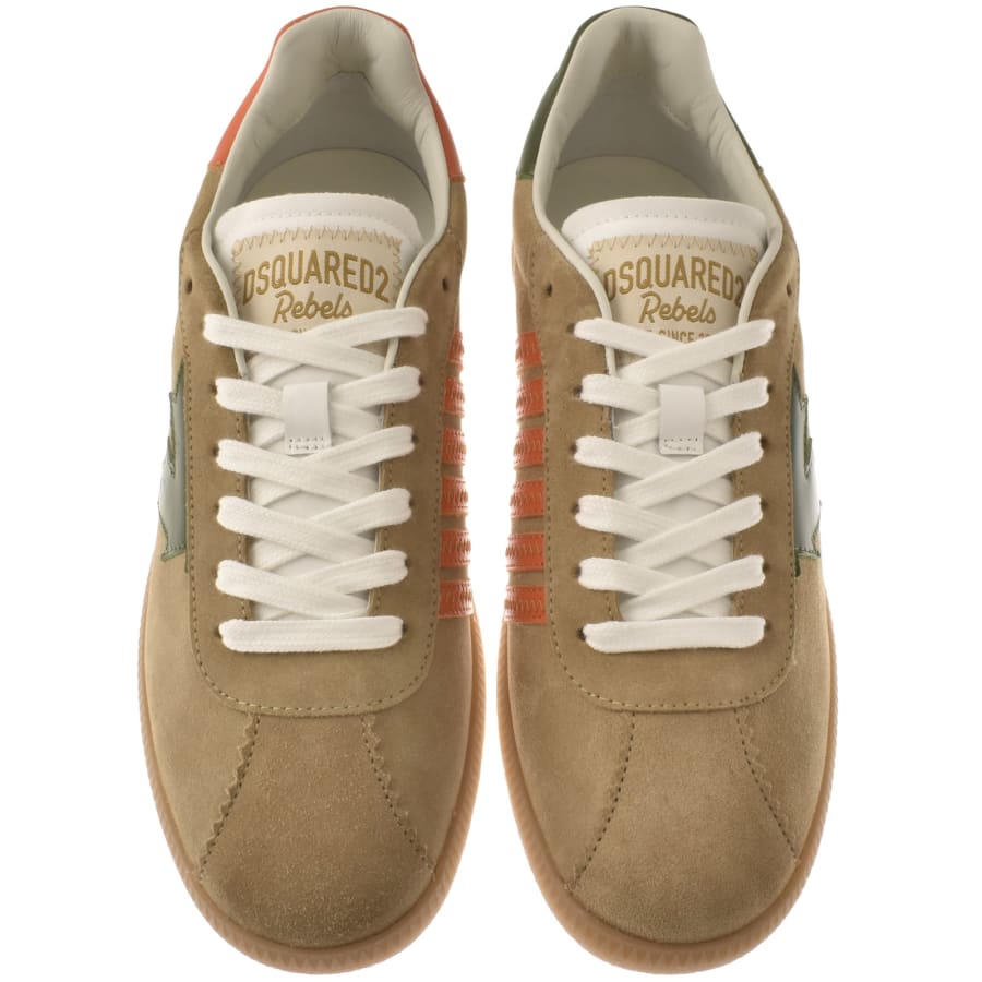 Image number 3 for DSQUARED2 Rebel Trainers Brown