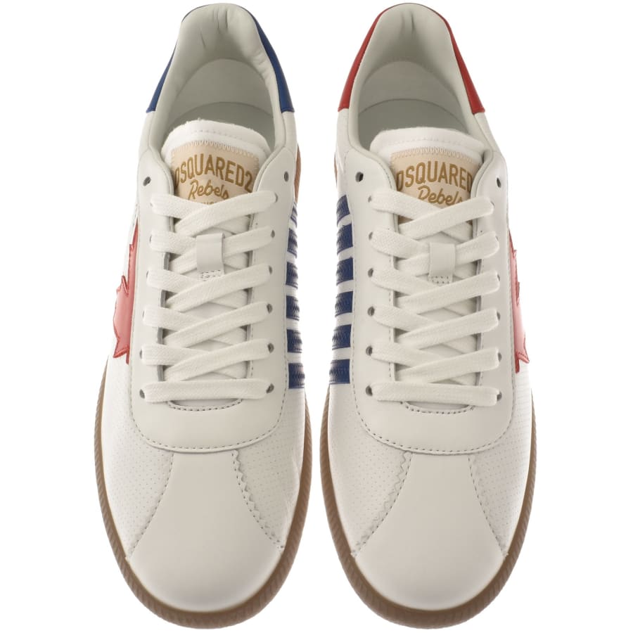 Image number 3 for DSQUARED2 Rebel Trainers White