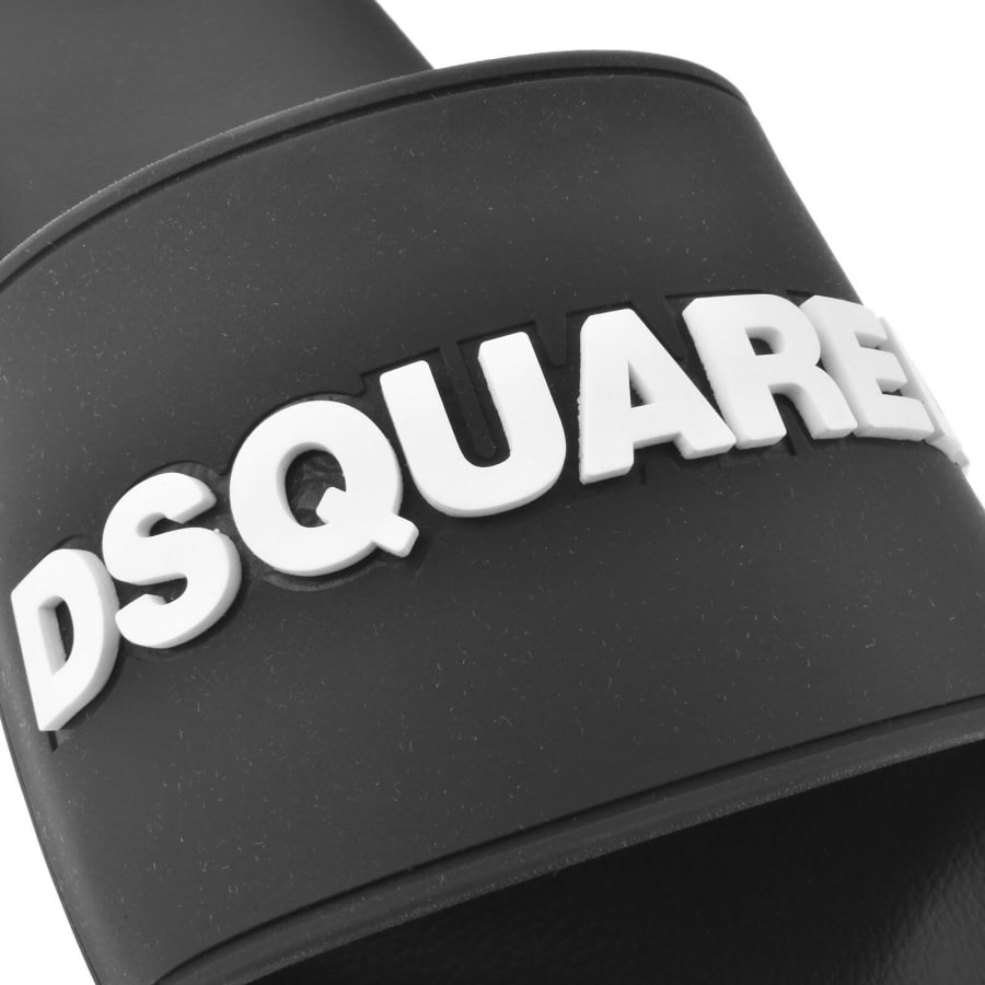 Image number 4 for DSQUARED2 Logo Sliders Black