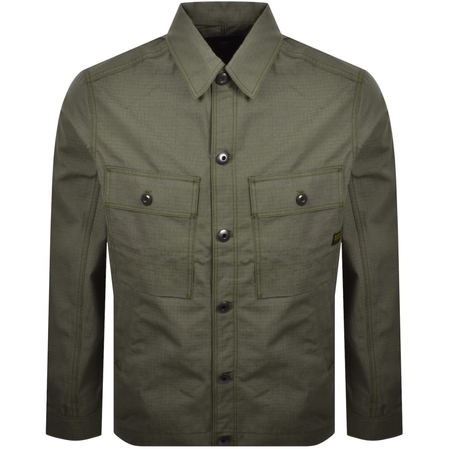 Image number 1 for G-Star Mosa Denim Overshirt Green