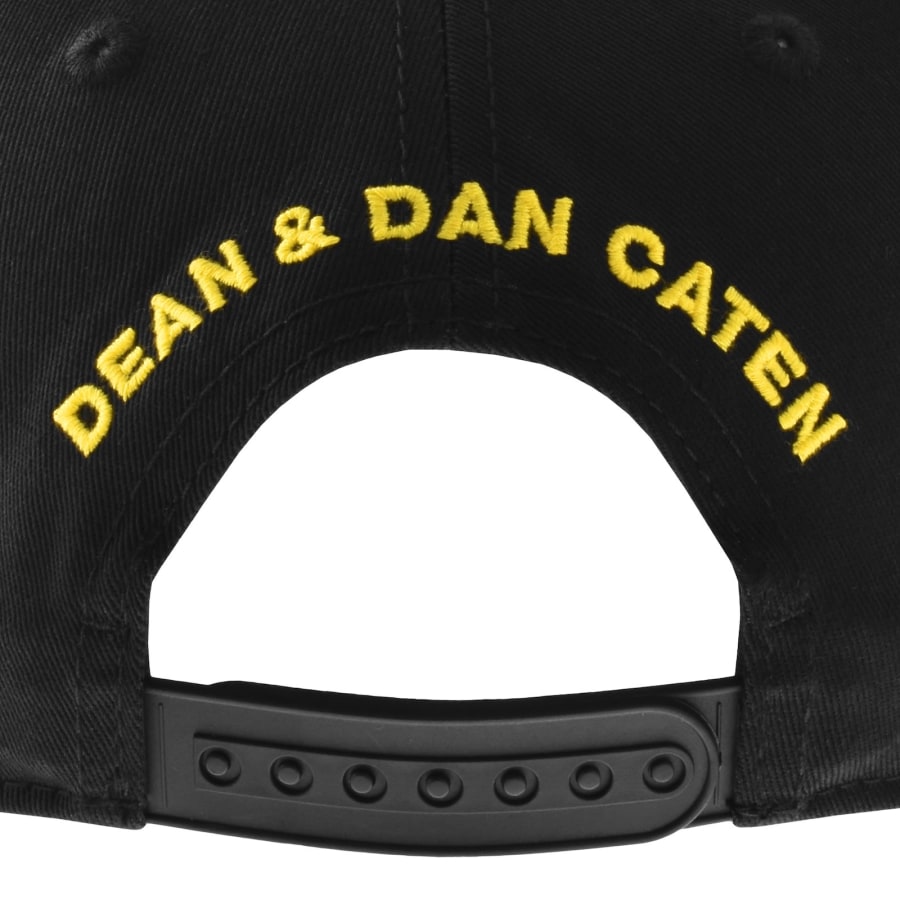 Image number 3 for DSQUARED2 Patch Baseball Cap Black