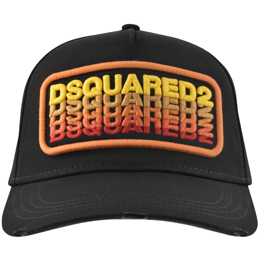 Image number 1 for DSQUARED2 Patch Baseball Cap Black