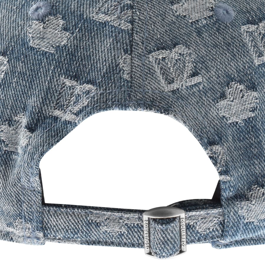 Image number 3 for DSQUARED2 Denim Baseball Cap Blue