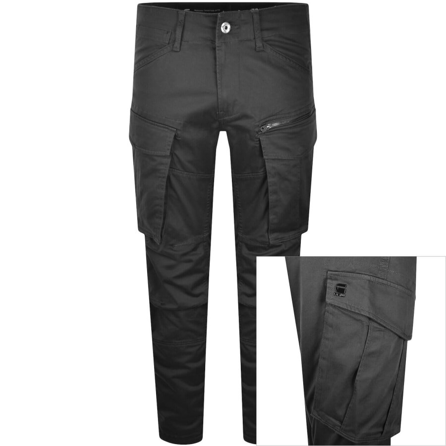 Image number 1 for G-Star Rovic Tapered Cargo Trousers Grey