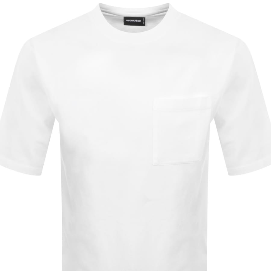 Image number 3 for DSQUARED2 Loose Fit T Shirt White