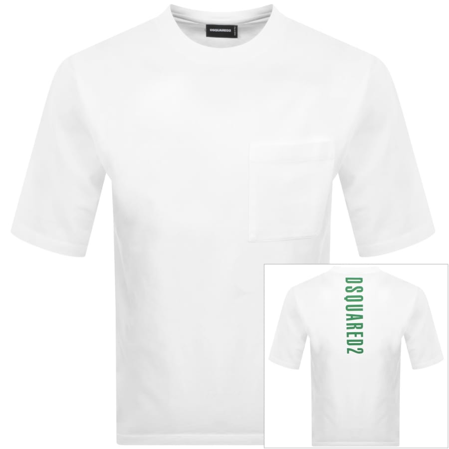 Image number 1 for DSQUARED2 Loose Fit T Shirt White