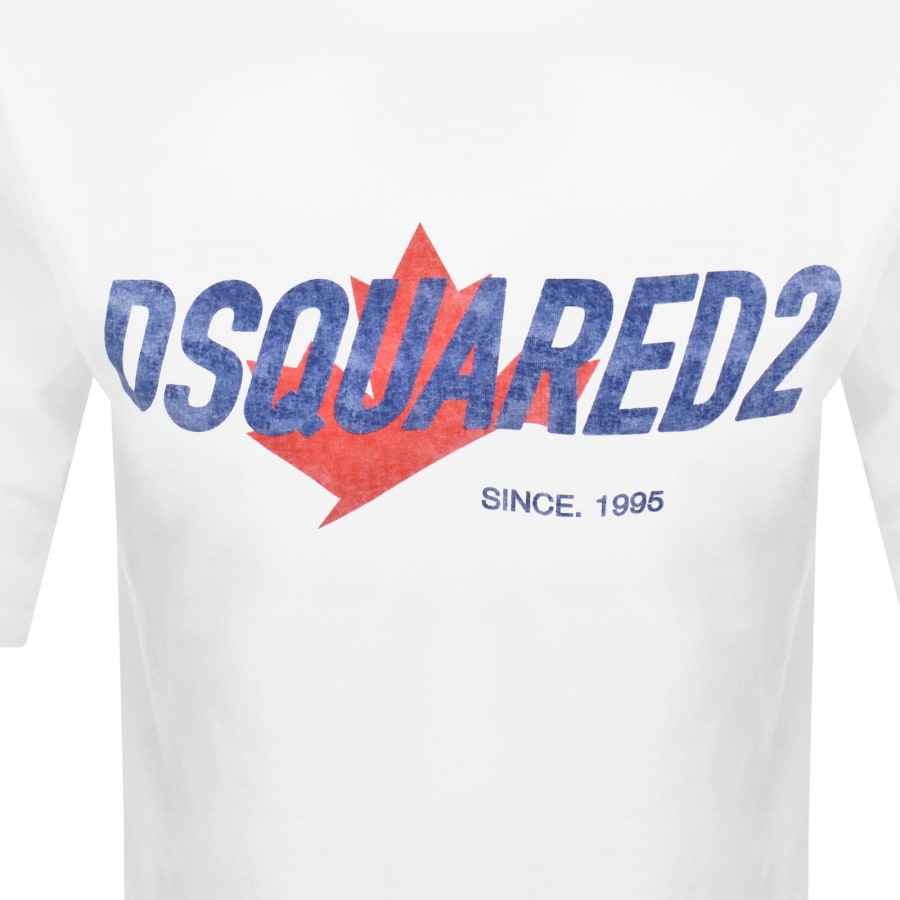 Image number 3 for DSQUARED2 Loose Fit T Shirt White