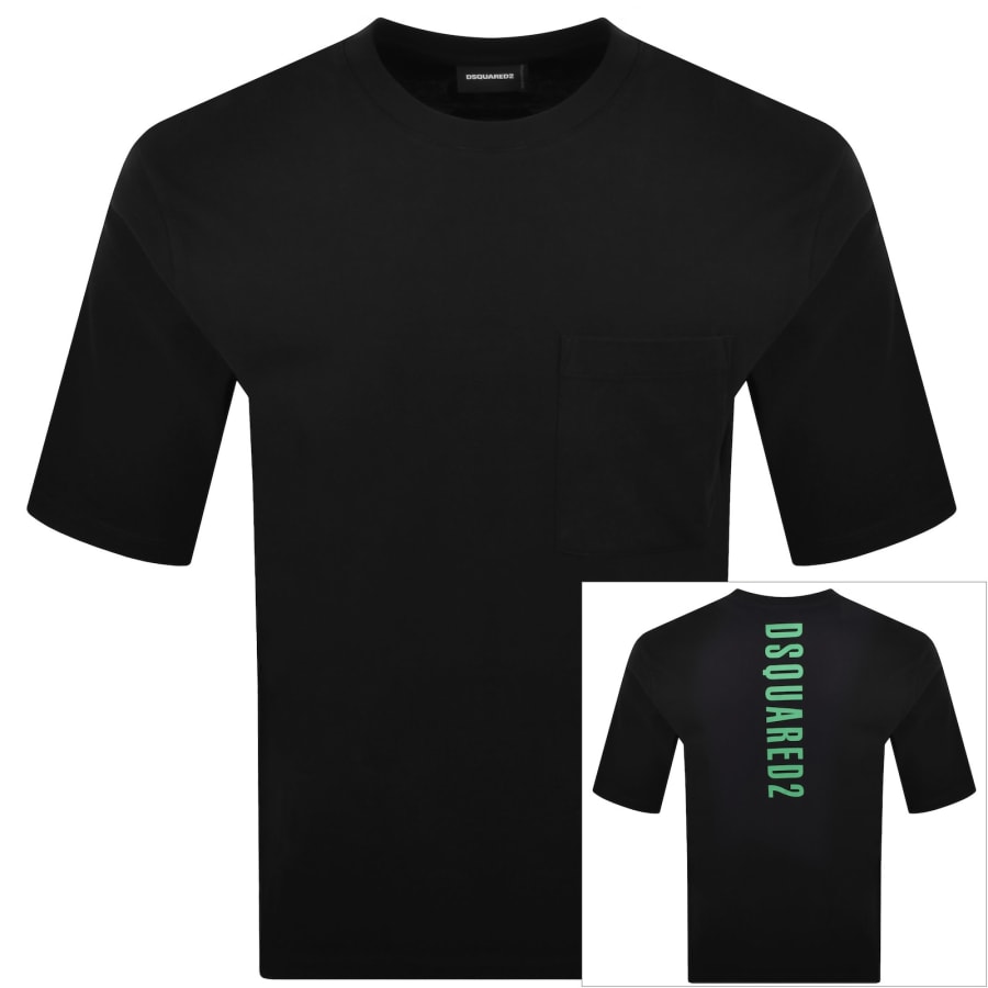 Image number 1 for DSQUARED2 Loose Fit T Shirt Black