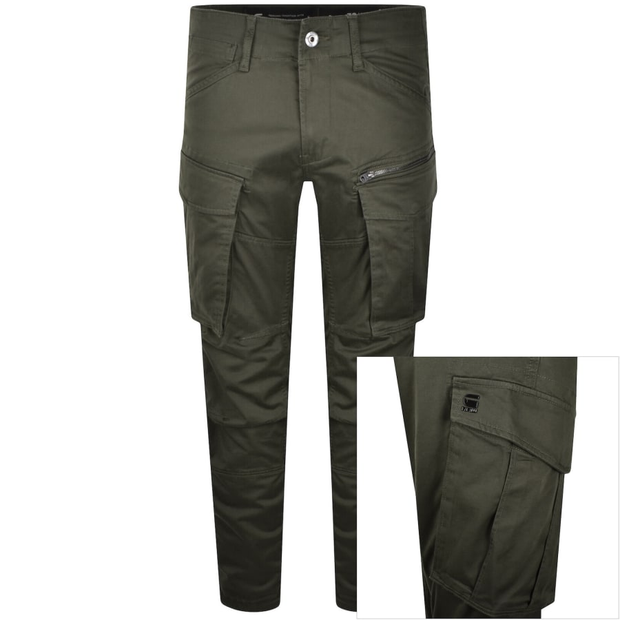 Image number 1 for G-Star Rovic Tapered Cargo Trousers Grey
