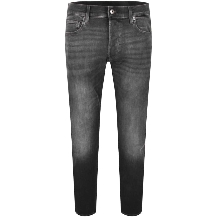 Image number 2 for G-Star 3301 Slim Fit Jeans Mid Wash Black