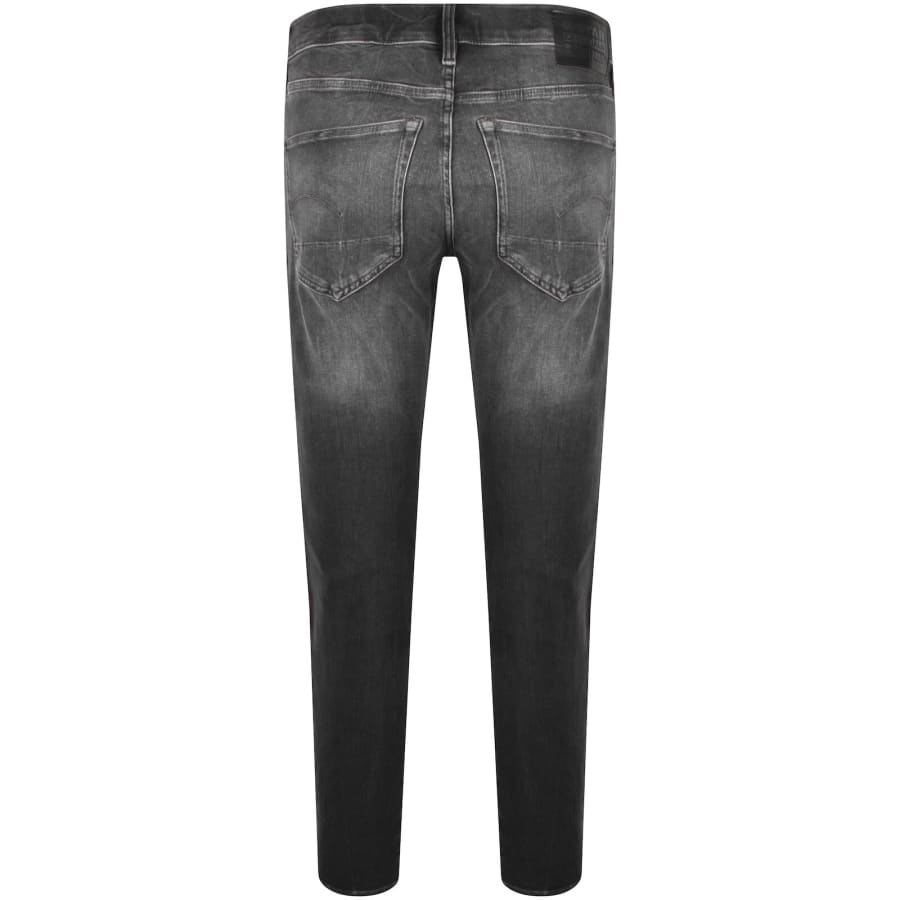 Image number 3 for G-Star 3301 Slim Fit Jeans Mid Wash Black