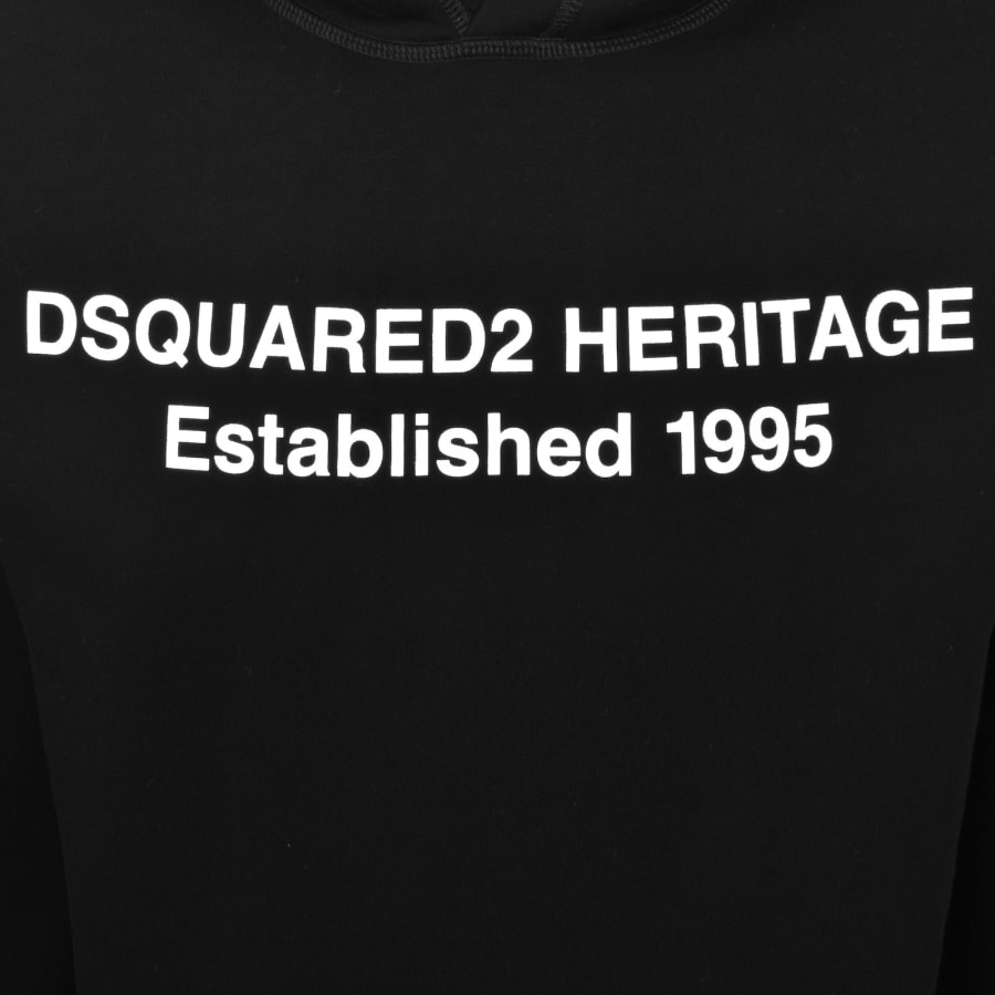 Image number 3 for DSQUARED2 Logo Hoodie Black