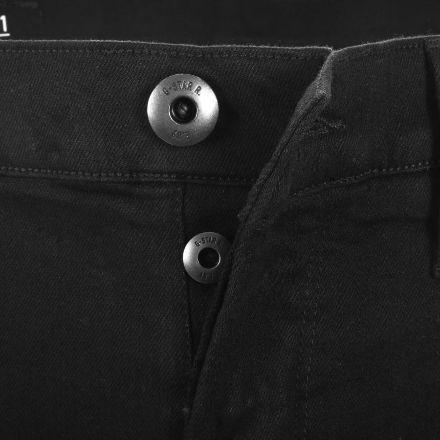Image number 5 for G-Star 3301 Slim Fit Jeans Pitch Black