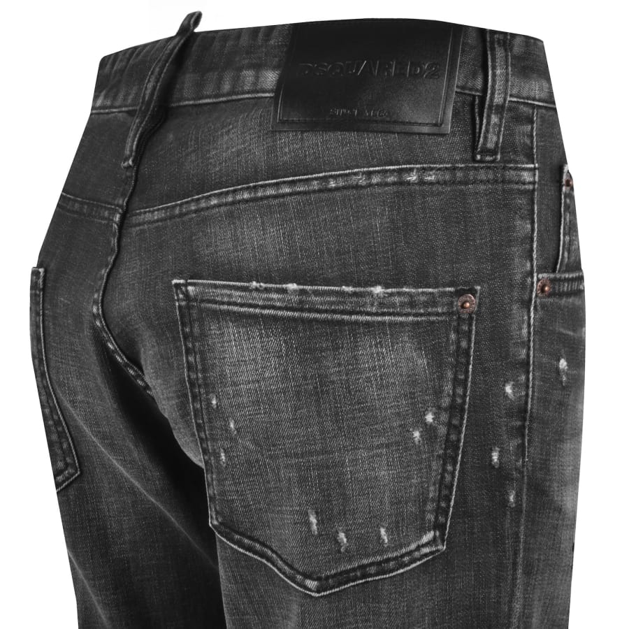 Image number 4 for DSQUARED2 Teddy Jeans Washed Black
