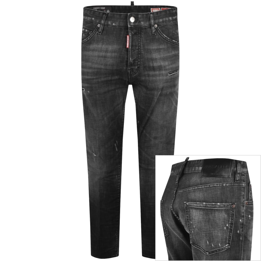 Image number 1 for DSQUARED2 Teddy Jeans Washed Black