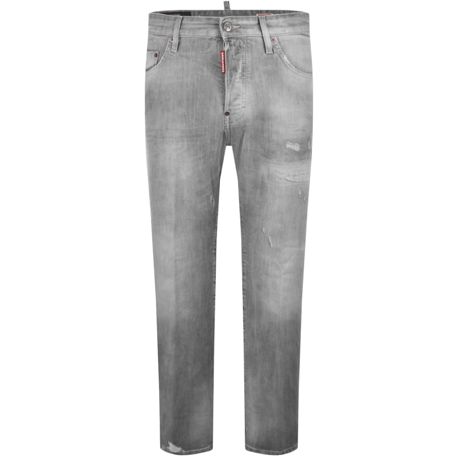 Image number 2 for DSQUARED2 642 Jeans Light Wash Grey