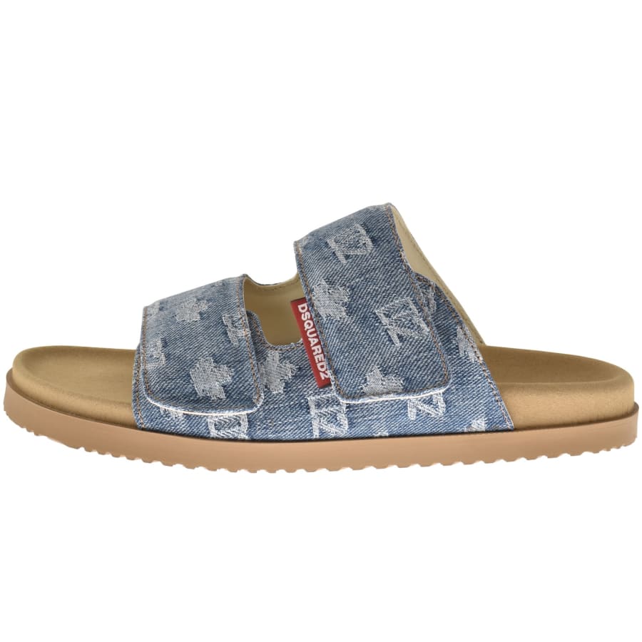 Image number 1 for DSQUARED2 Flat Sandels Blue