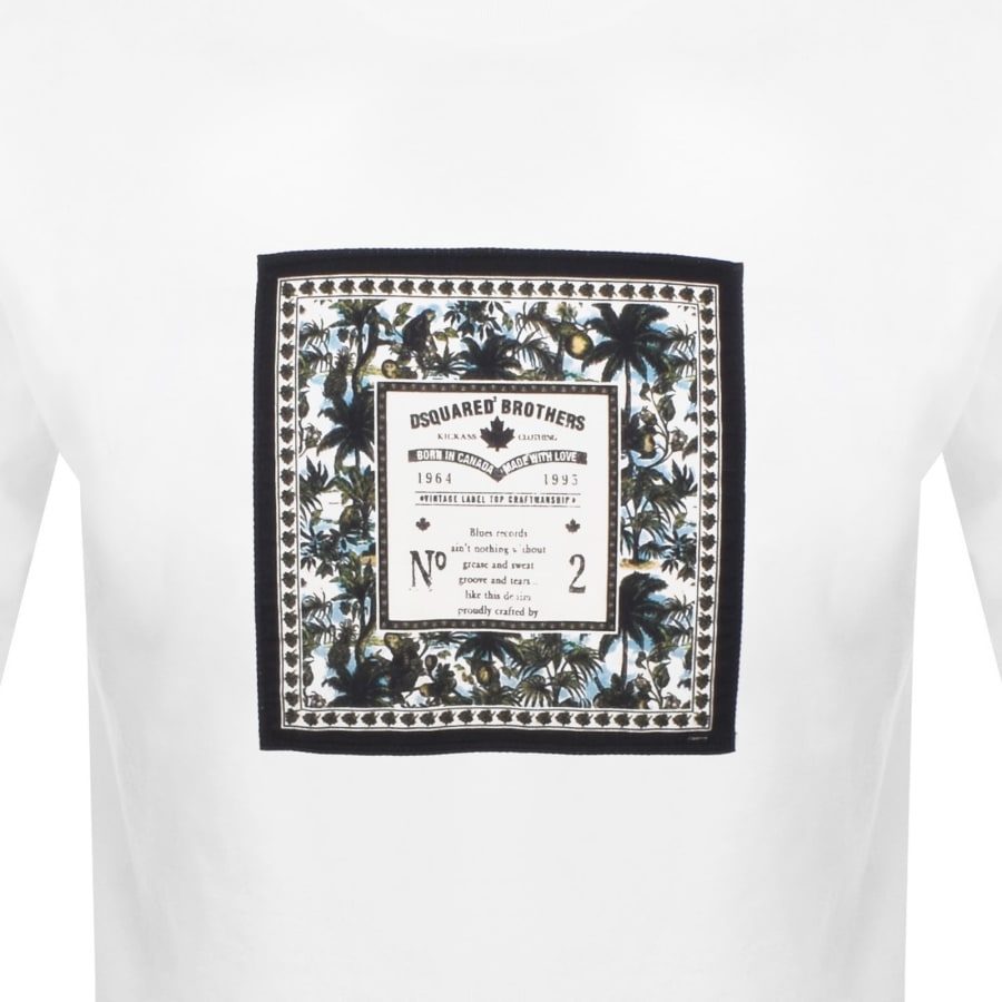 Image number 3 for DSQUARED2 Loose Fit T Shirt White