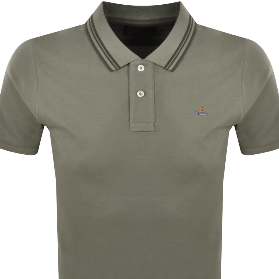 Image number 2 for Vivienne Westwood Classic Polo T Shirt Green
