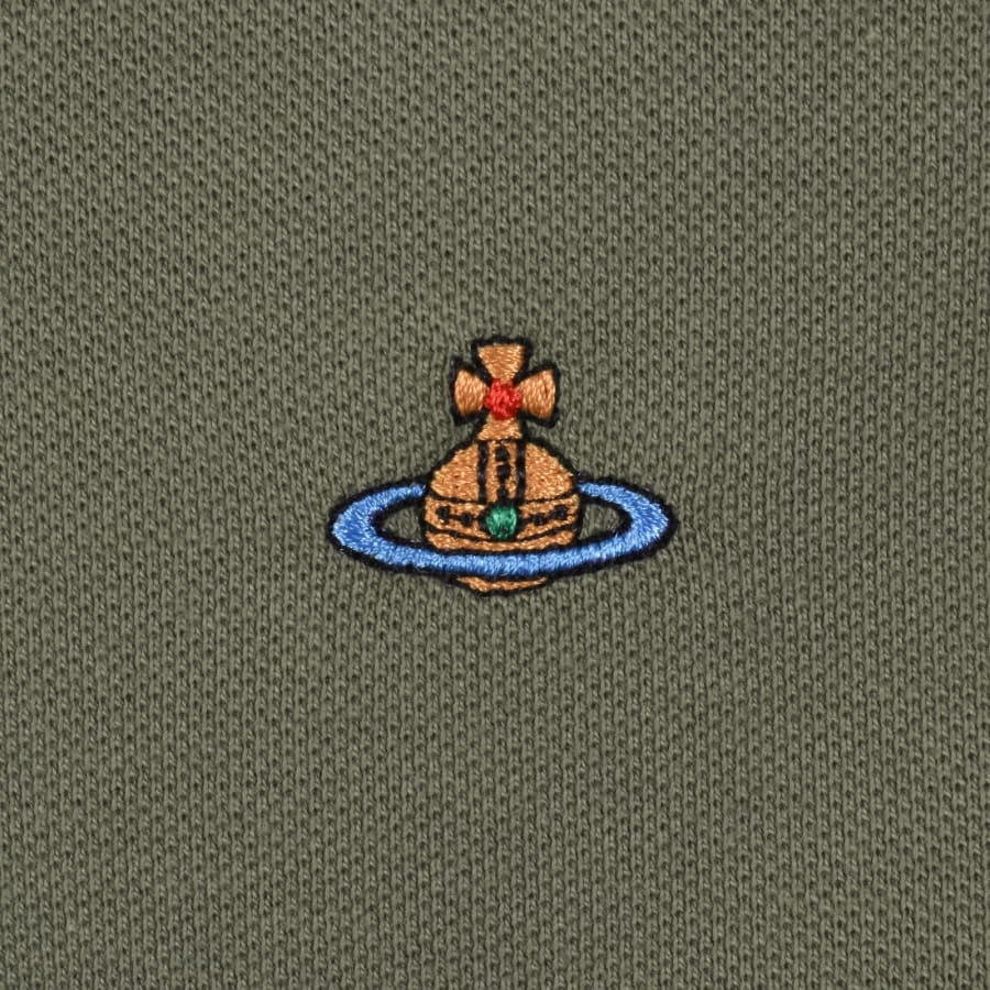 Image number 3 for Vivienne Westwood Classic Polo T Shirt Green