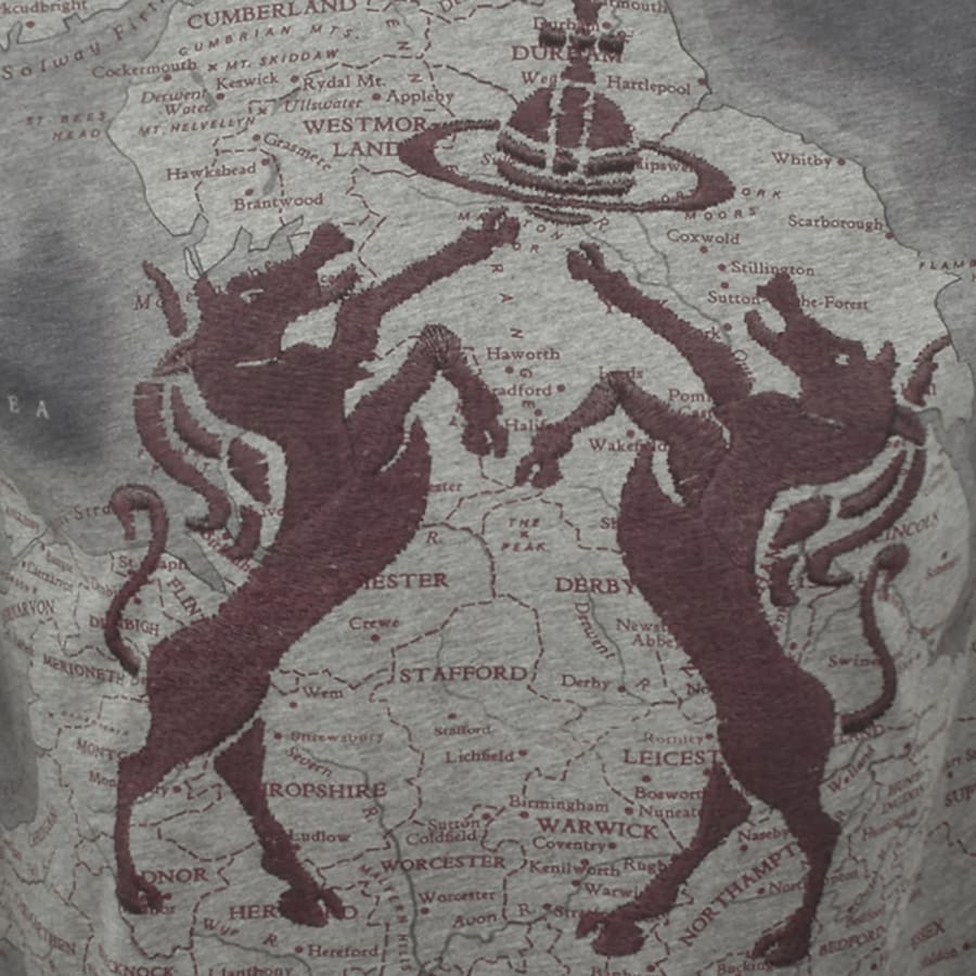 Image number 3 for Vivienne Westwood Horses T Shirt Grey