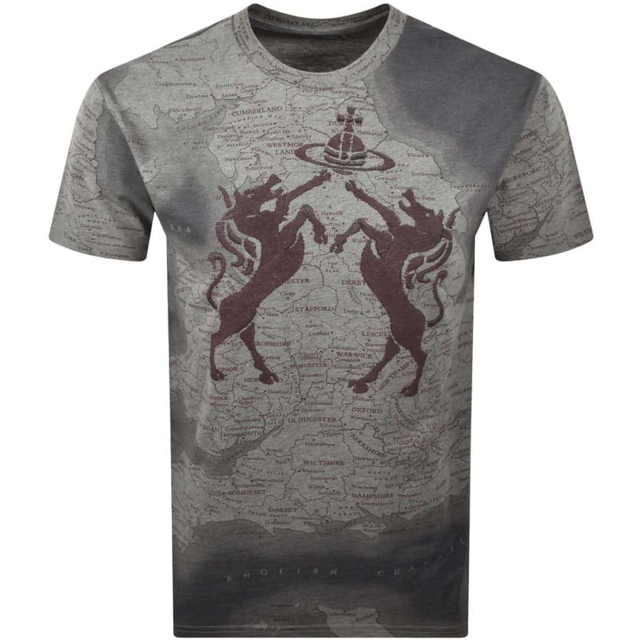 Image number 1 for Vivienne Westwood Horses T Shirt Grey