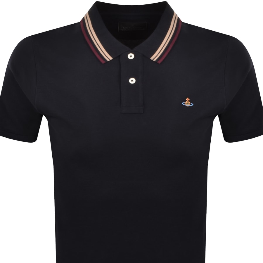 Image number 2 for Vivienne Westwood Classic Polo T Shirt Navy