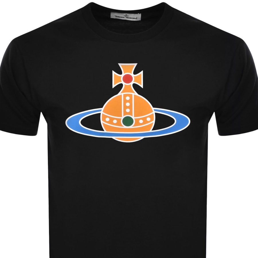 Image number 2 for Vivienne Westwood Orb T Shirt Black