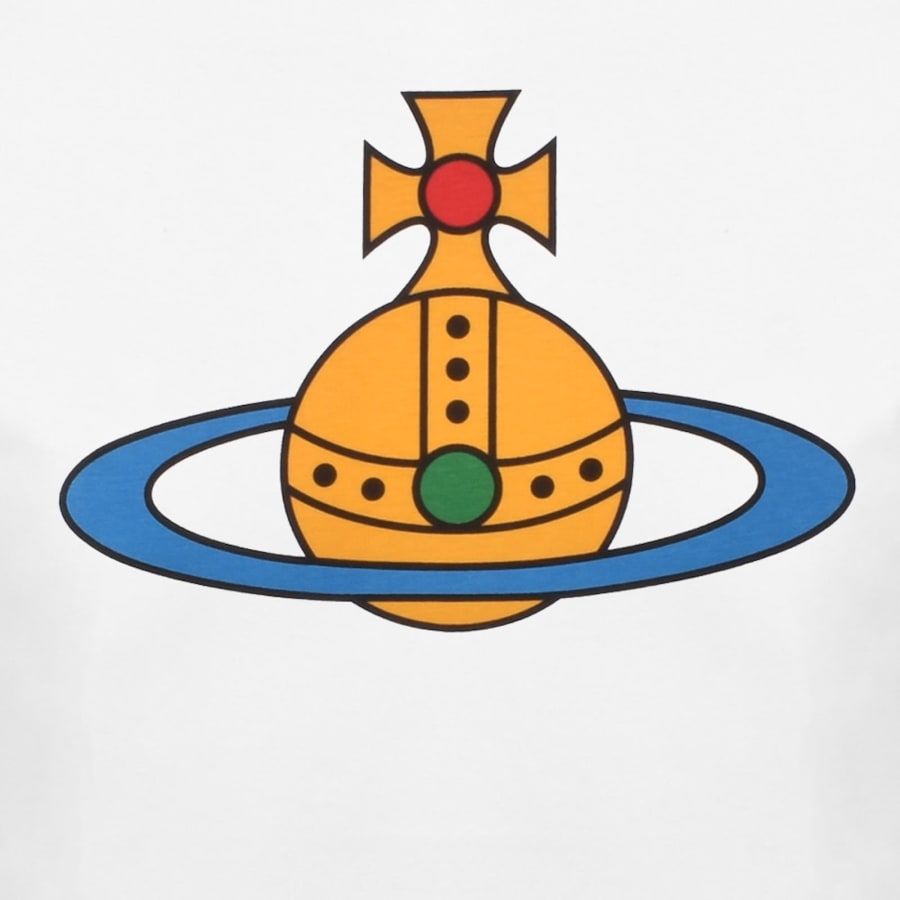 Image number 3 for Vivienne Westwood Orb T Shirt White