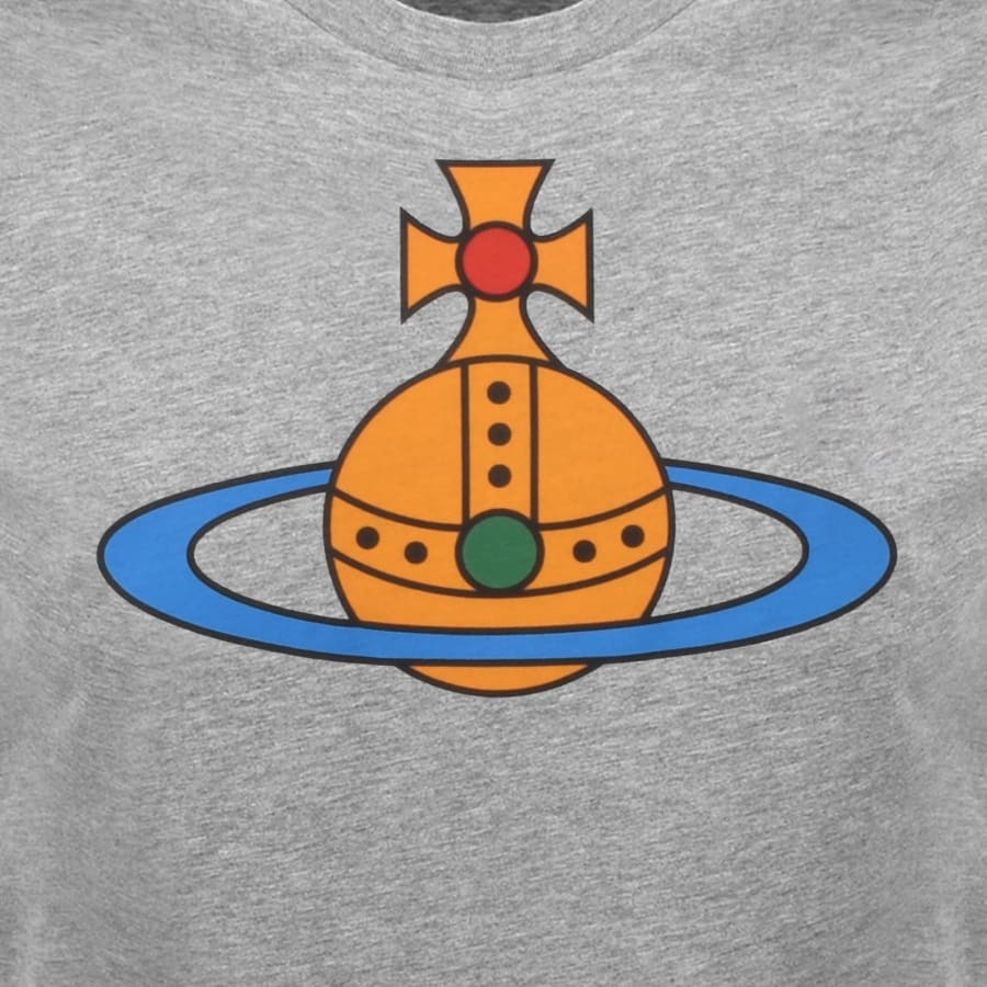 Image number 3 for Vivienne Westwood Orb T Shirt Grey