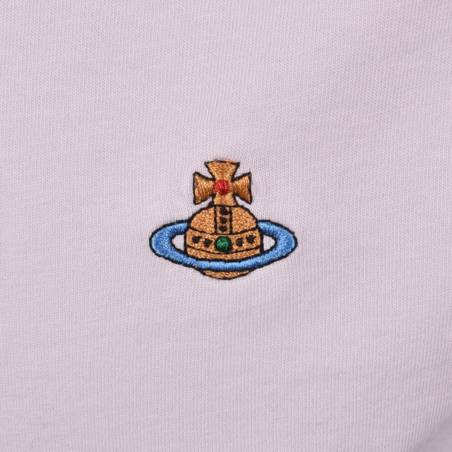 Image number 3 for Vivienne Westwood Classic Logo T Shirt Lilac
