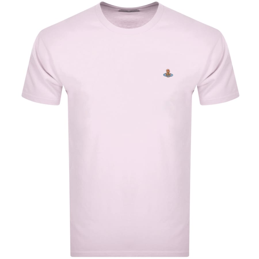 Image number 1 for Vivienne Westwood Classic Logo T Shirt Lilac