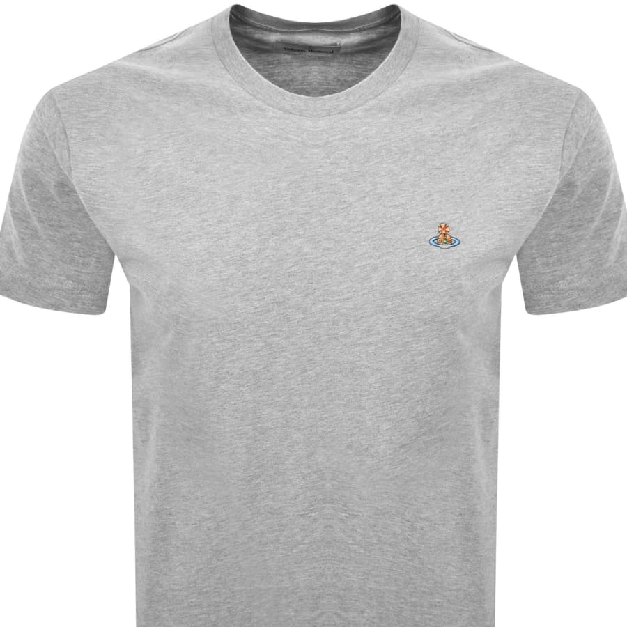 Image number 2 for Vivienne Westwood Classic Logo T Shirt Grey