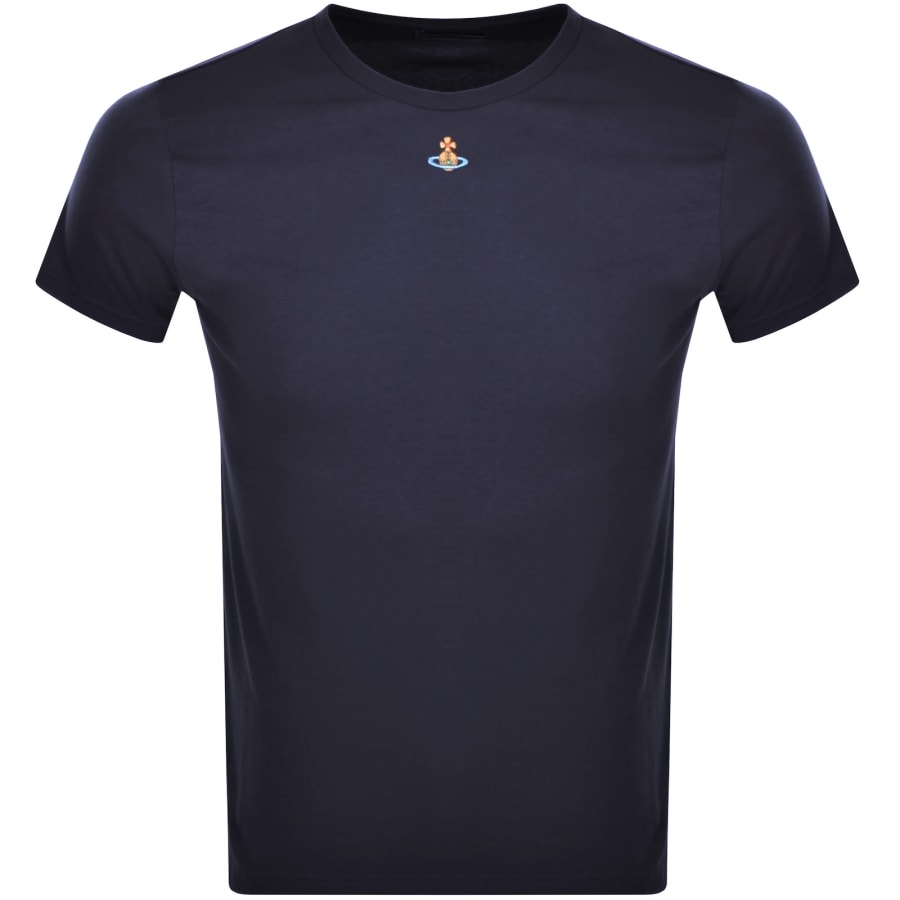 Image number 1 for Vivienne Westwood Orb Peru T Shirt Navy