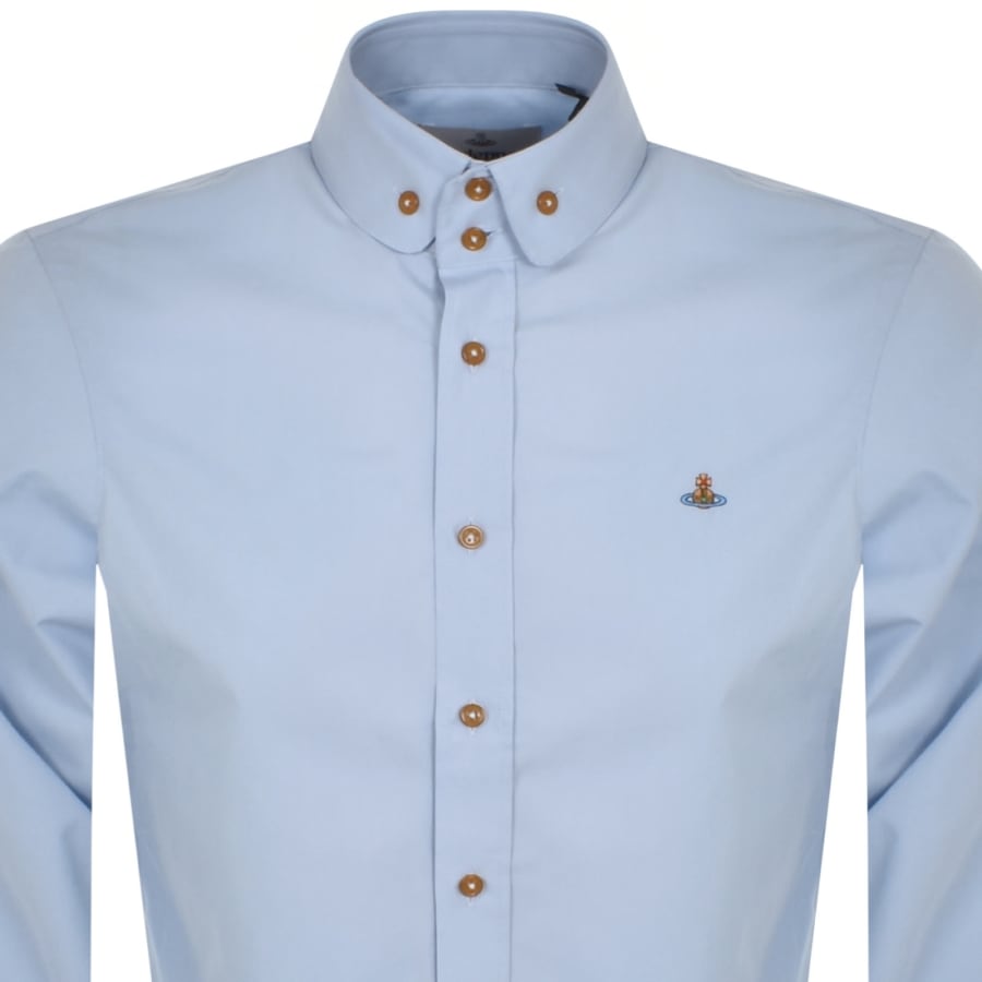 Image number 2 for Vivienne Westwood 2 Button Krall Shirt Blue