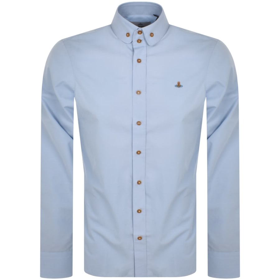 Image number 1 for Vivienne Westwood 2 Button Krall Shirt Blue