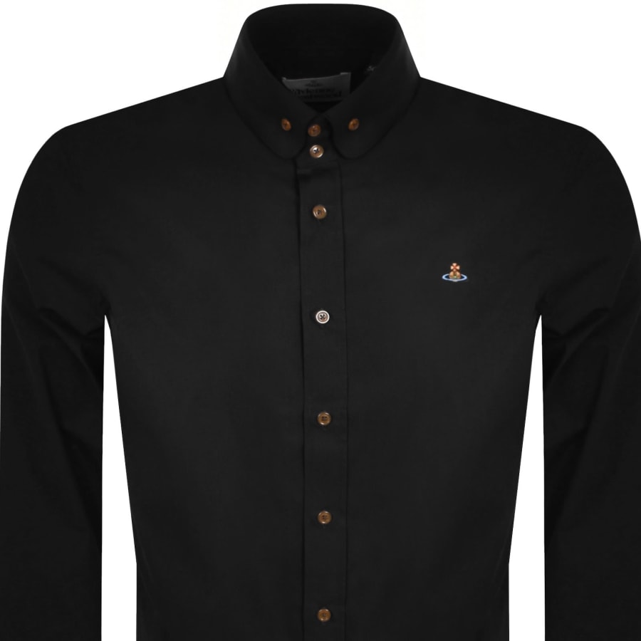 Image number 2 for Vivienne Westwood Krall Long Sleeved Shirt Black