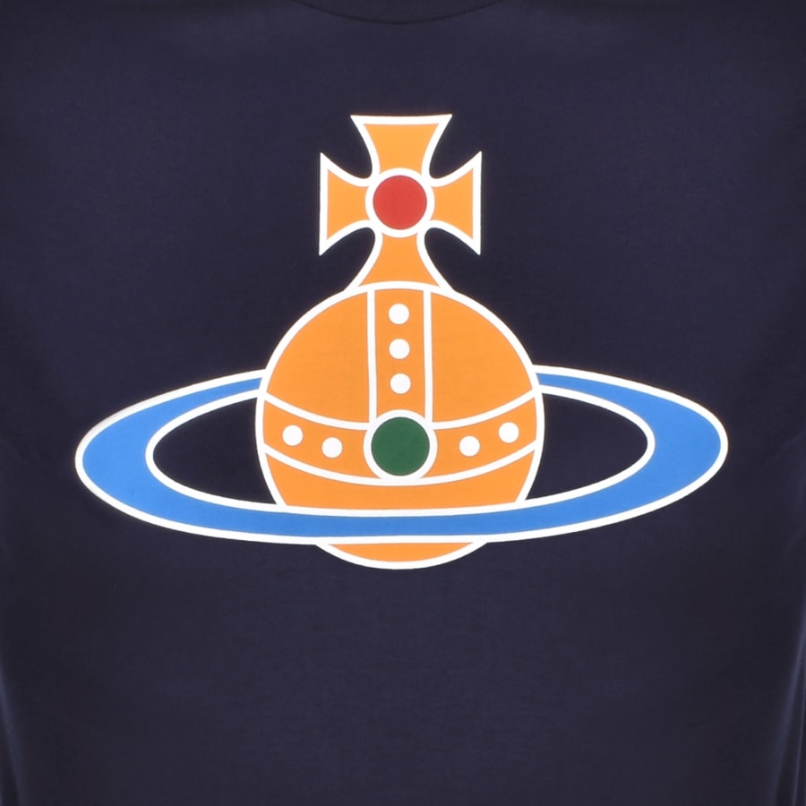 Image number 3 for Vivienne Westwood Orb Muscle Vest Navy