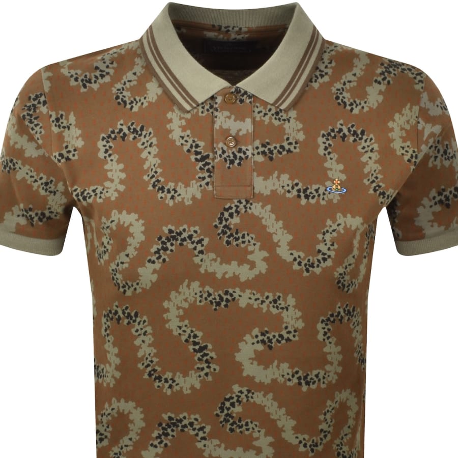 Image number 2 for Vivienne Westwood Classic Polo T Shirt Brown