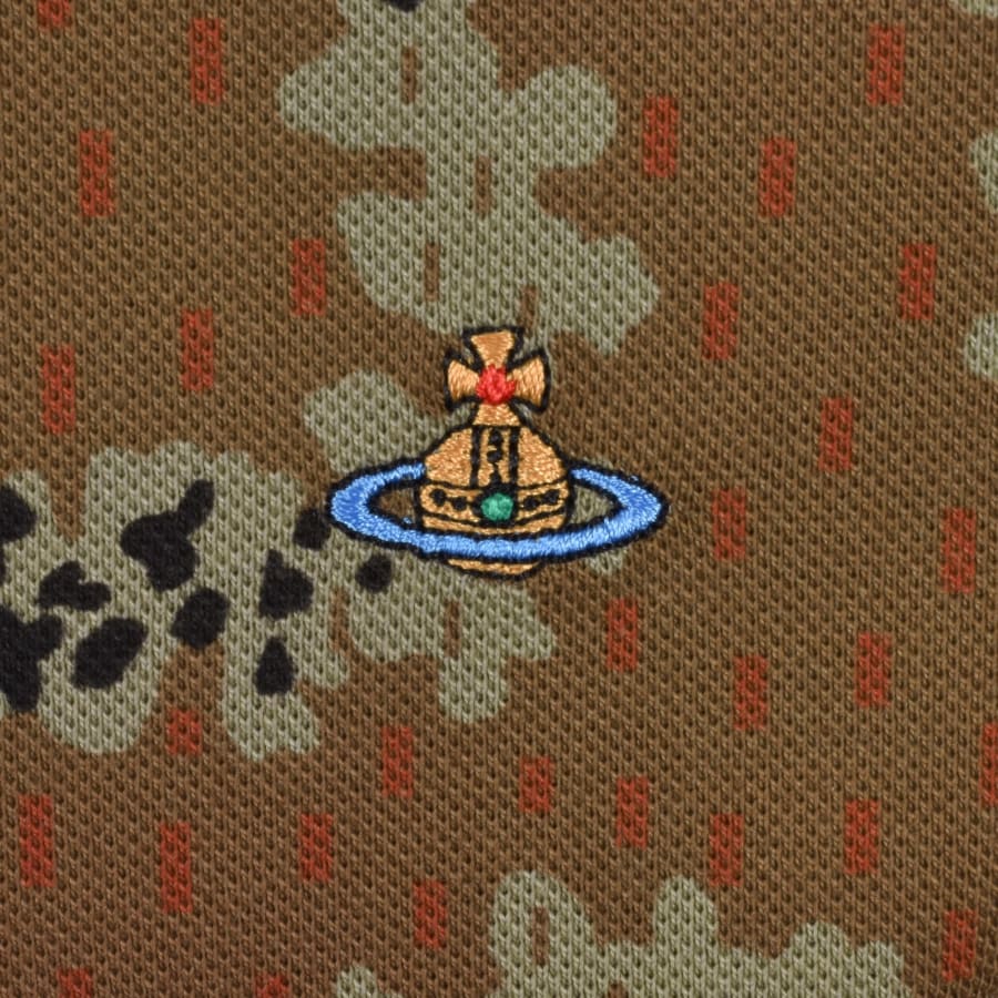 Image number 3 for Vivienne Westwood Classic Polo T Shirt Brown