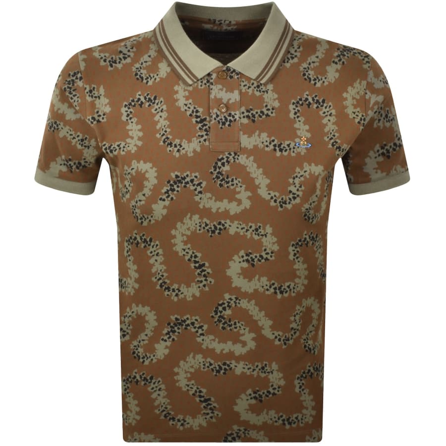 Image number 1 for Vivienne Westwood Classic Polo T Shirt Brown