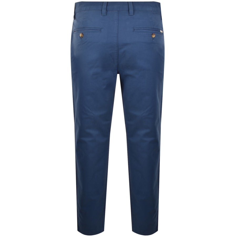 Image number 2 for Gant Slim Light Canvas Chinos Blue