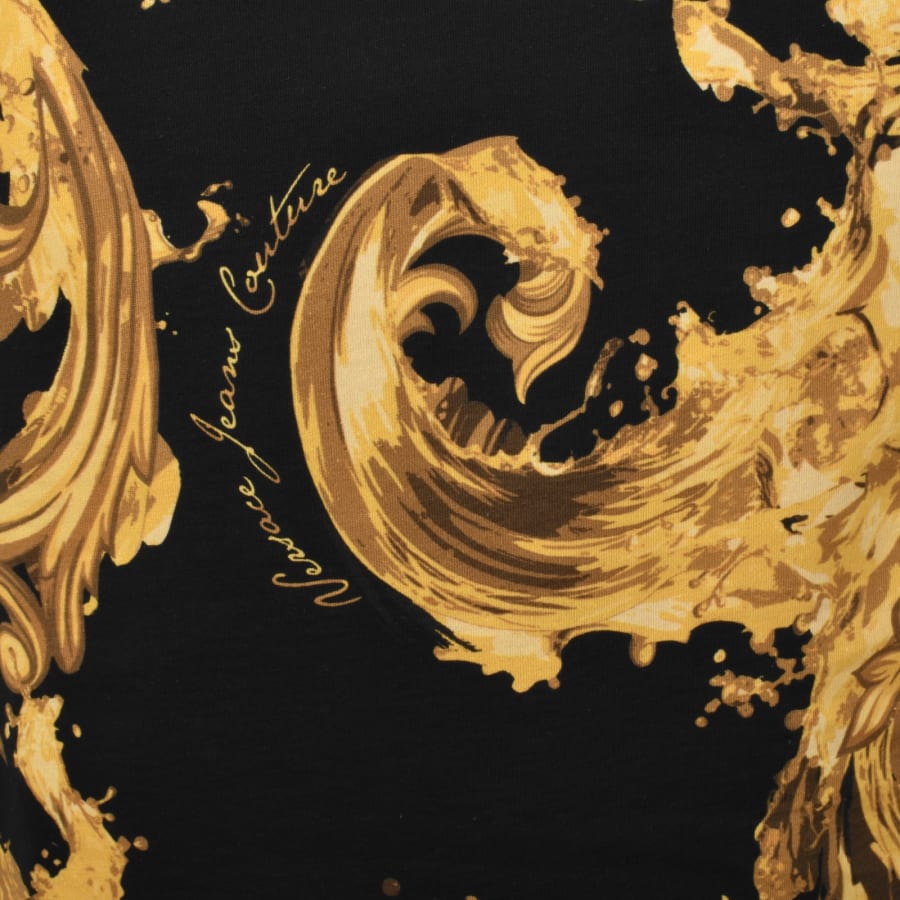 Image number 3 for Versace Jeans Couture Sea Print T Shirt White