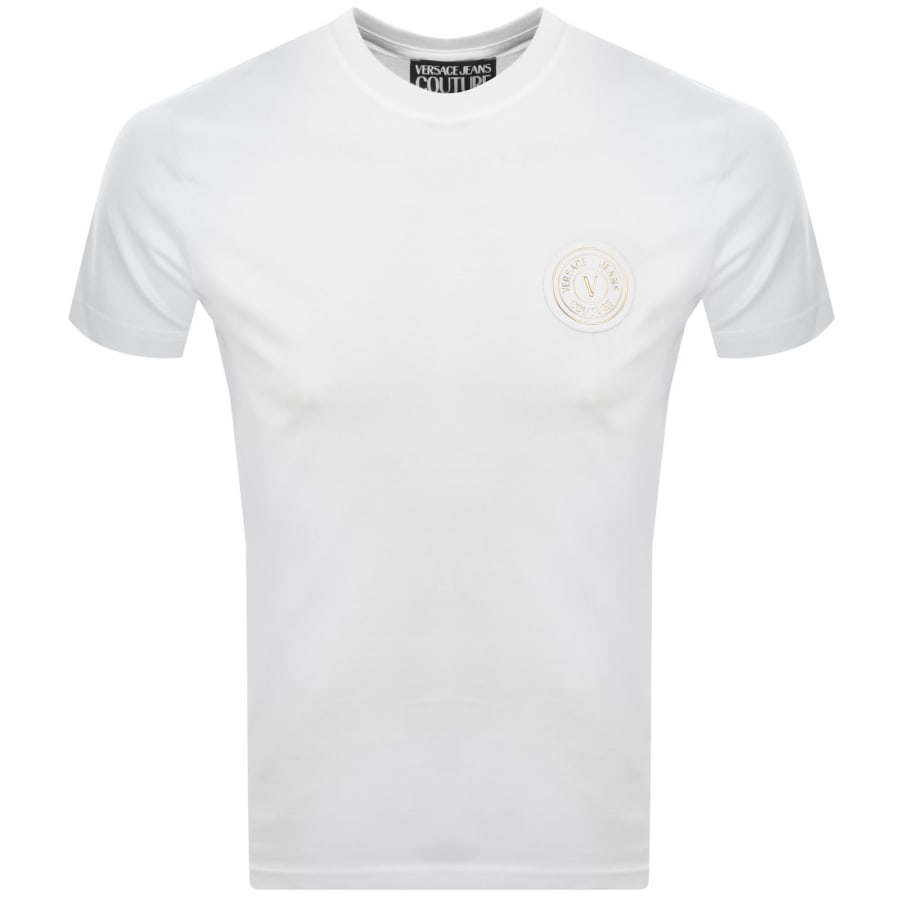 Image number 1 for Versace Jeans Couture Patch T Shirt White