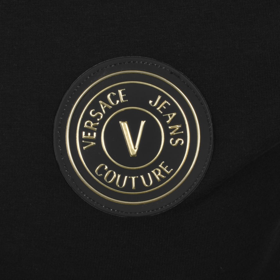 Image number 3 for Versace Jeans Couture Patch T Shirt Black