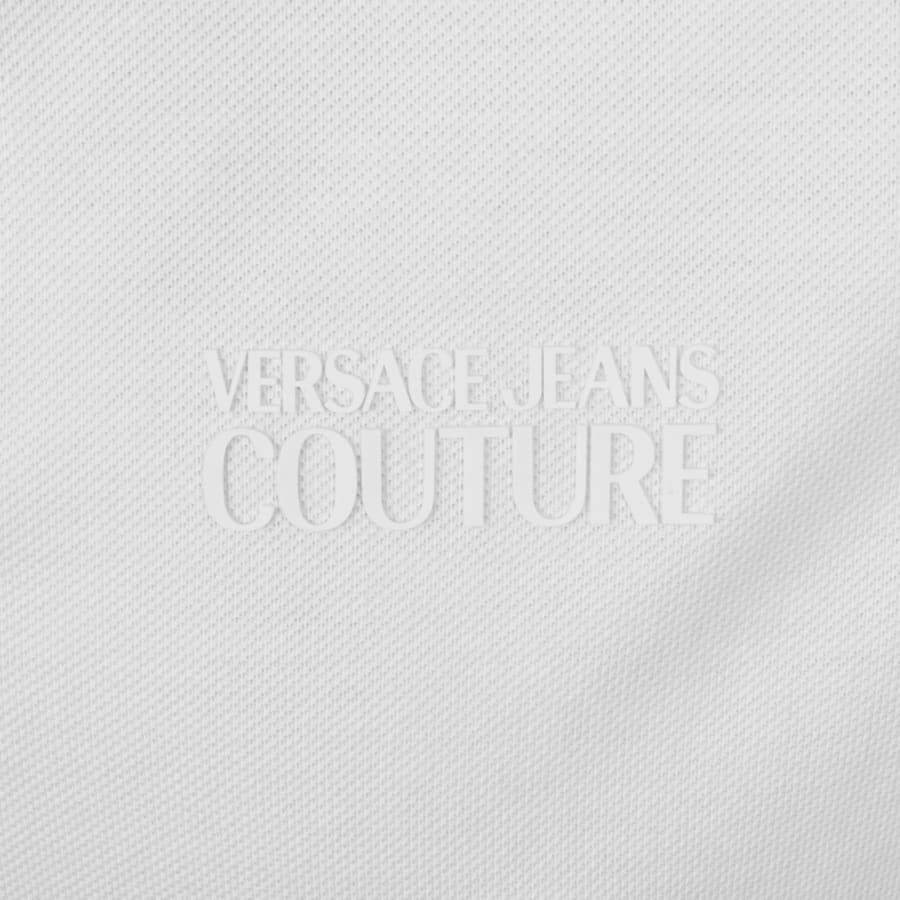 Image number 3 for Versace Jeans Couture Barocco Polo White