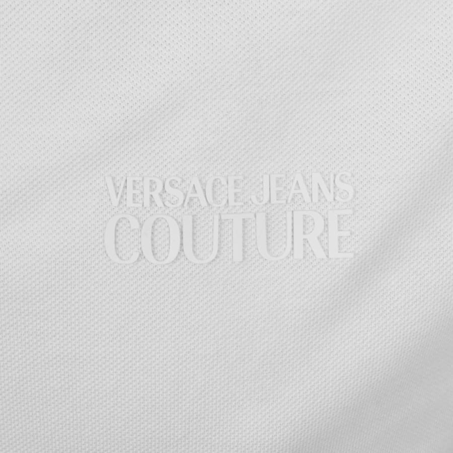 Image number 3 for Versace Jeans Couture Barocco Polo White