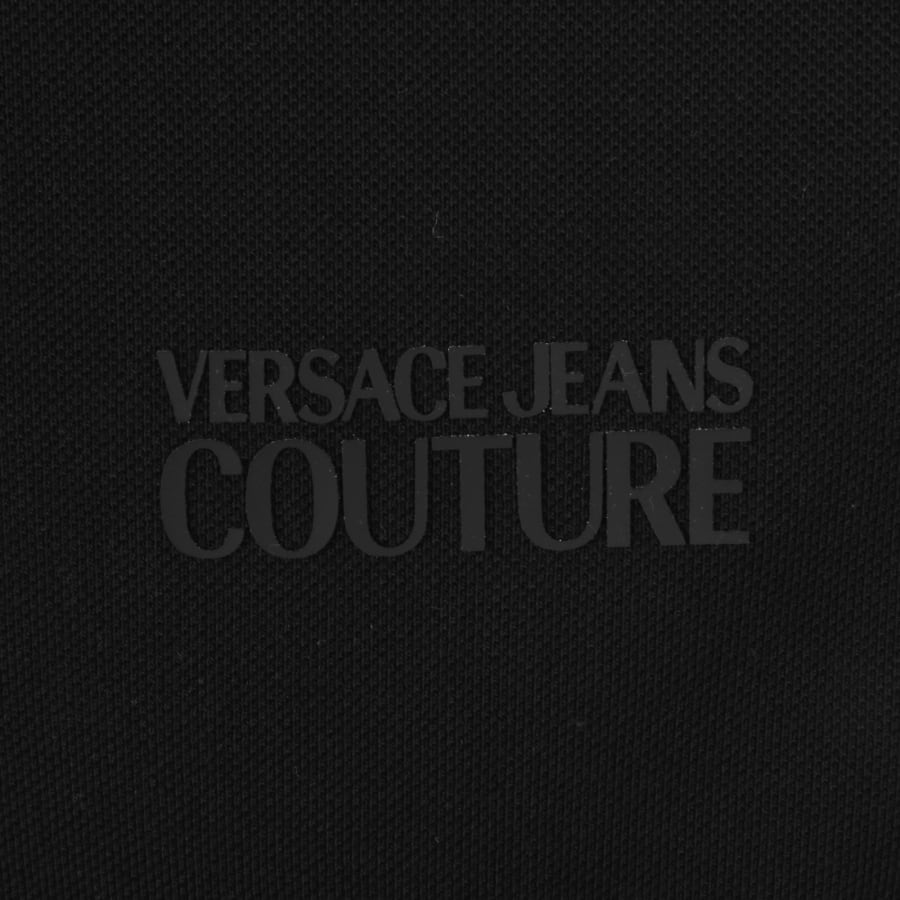 Image number 3 for Versace Jeans Couture Barocco Polo Black