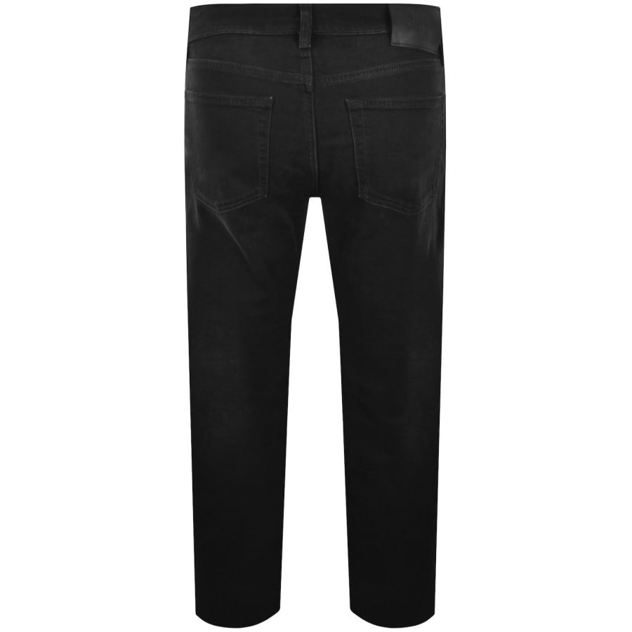 Image number 3 for Calvin Klein Jeans Slim Straight Fit Jeans Black