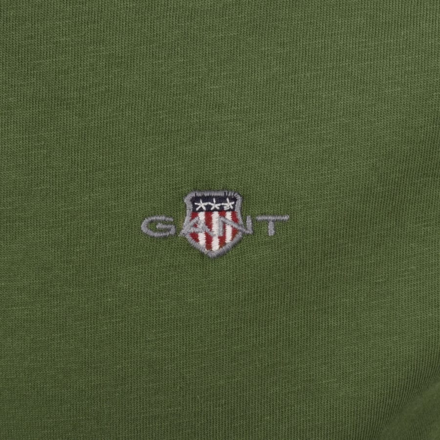 Image number 3 for Gant Regular Shield T Shirt Green